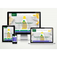 Temizlik Şirketi Web Site Paketi Vintage
