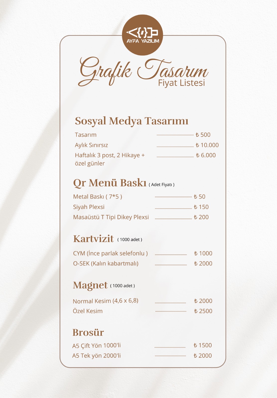 Tasarım İşleriniz Yapılır